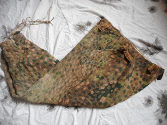 WW2 GERMAN WAFFEN SS hbt 44 DOT PATTERN CAMO TARN trousers hose