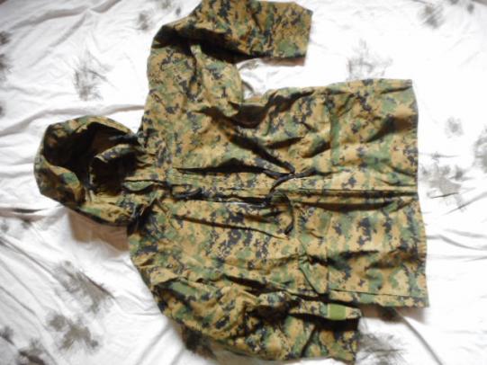 genuine USMC US MARINES ISSUE APEC ECWCS GORETEX PARKA woodland MARPAT COAT M R