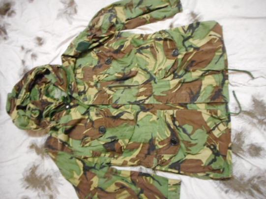 RARE 68 DPM GABARDINE sas ARCTIC windproof SMOCK 2 RANK SLIDE falklands war issue