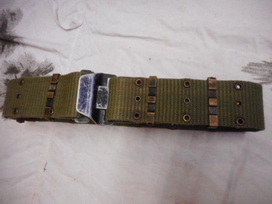 US ARMY VIETNAM WAR M67 WEBBING DAVIS BELT