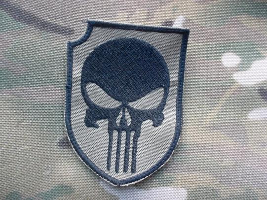 SEAL TEAM 3 PUNISHER skull in shield VELCR0 PATCH BADGE nsw devgru IRAQ AFGHAN