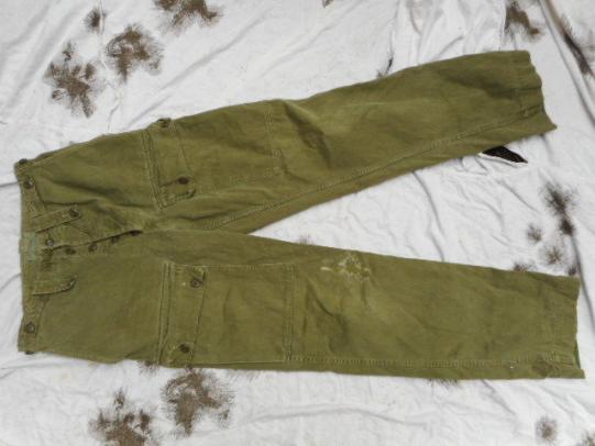 AUSTRALIAN ISSUE 1976 og green JUNGLE COMBAT CARGO TROUSERS