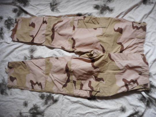 Genuine Tru-Spec US ARMY USA TRI DESERT CAMO CAMI BDU combat PANTS TROUSERS XL R mint