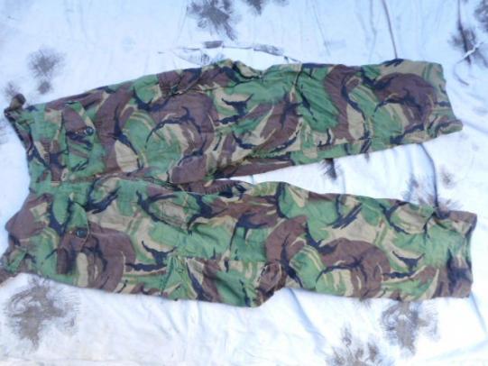 RARE SAS issue WINDPROOF GABERDINE 68 DPM COMBAT TROUSERS x waist FALKLANDS WAR ERA