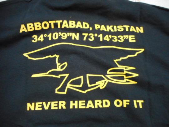 US SEAL TEAM 6 Bin Larden Raid Pakistan T SHIRT DEVGRU NSW UDT BLACK OPS new