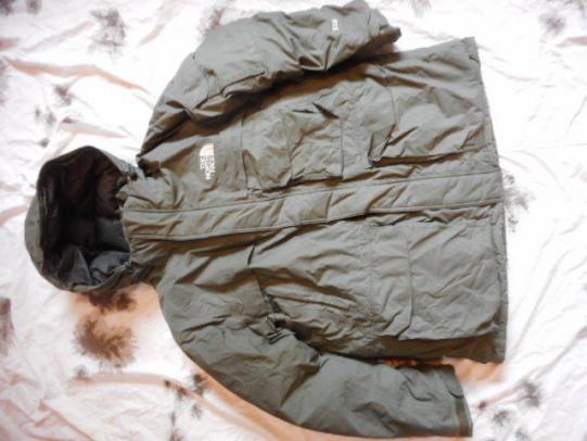 original THE NORTH FACE mcmurdo 550 DOWN arctic PARKA COAT JACKET ALPHA GREEN xl