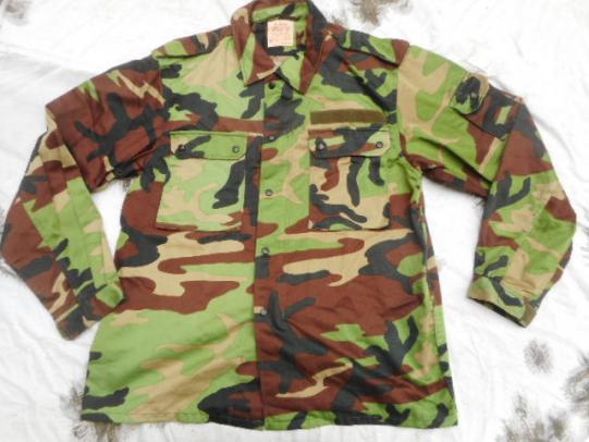 SUPER rare GERMAN ARMY BUNDSWHER ISSUE COMBAT shirt woodland CAMO pre flektarn