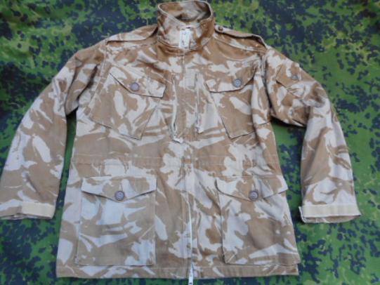 RARE ORIGINAL ISSUE OLD STYLE TEMPERATE DESERT DPM ddpm COMBAT JACKET SMOCK XL 170/112
