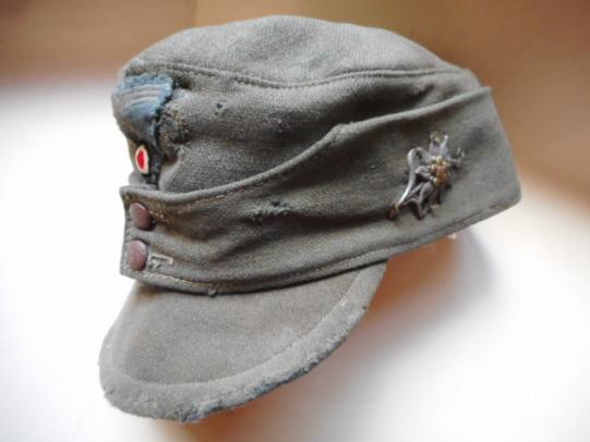 WW2 GERMAN ARMY WH HEER m43 bergmutze feldmutze MOUNTAIN TROOPS CAP