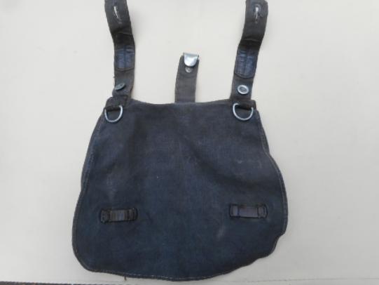 ORIGINAL EARLY WW2 GERMAN LUFTWAFFE blue grey BREAD BAG fallschirmjager fj