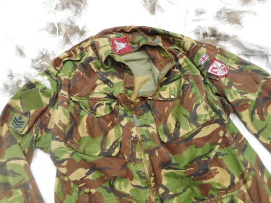 GENUINE BRITISH PARATROOPER DPM parachute PARA SMOCK AIRBORNE 190/120 xxl 9 SQN RE