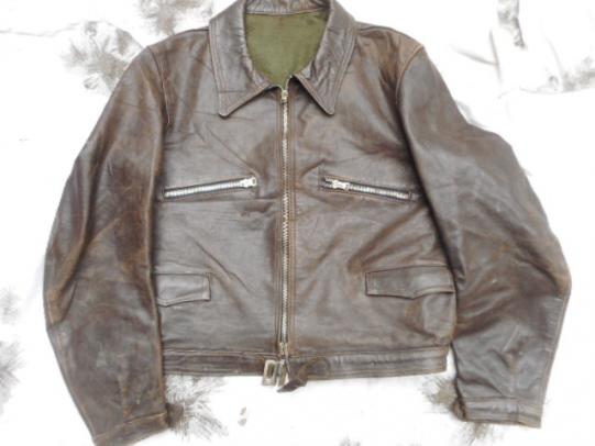 REAL WW2 GERMAN luftwaffe FIGHTER PILOT hartmann LEATHER FLYERS PILOT JACKET