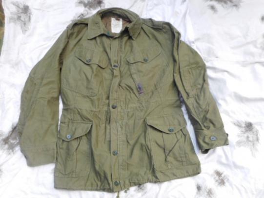 ORIGINAL rare BRITISH ARMY ISSUE 1960 60 PATTERN OG GREEN COMBAT JACKET SIZE 5