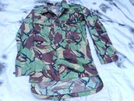 RARE 68 DPM CAMO JUNGLE TROPICAL COMBAT shirt SAS UKSF RE issue MODIFIED new