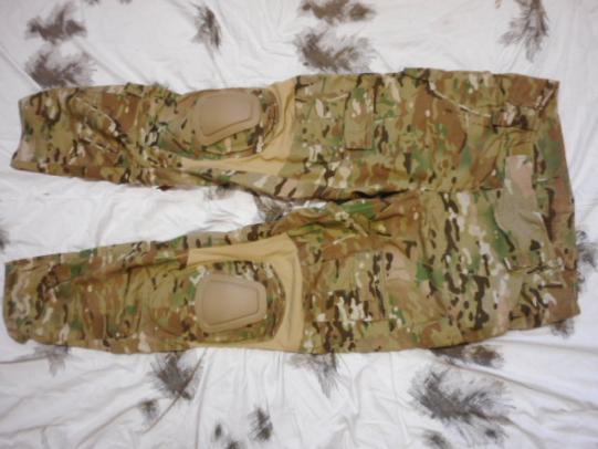 GENUINE CRYE PRECISION GENERATION II multicam COMBAT TROUSERS & KNEE PADS new 34L