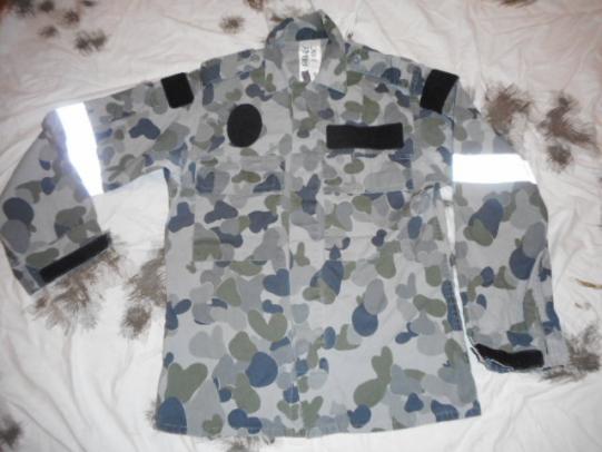 GENUINE issue AUSTRALIAN NAVY AUSCAM DPU COMBAT WORKING DRESS SHIRT 85S