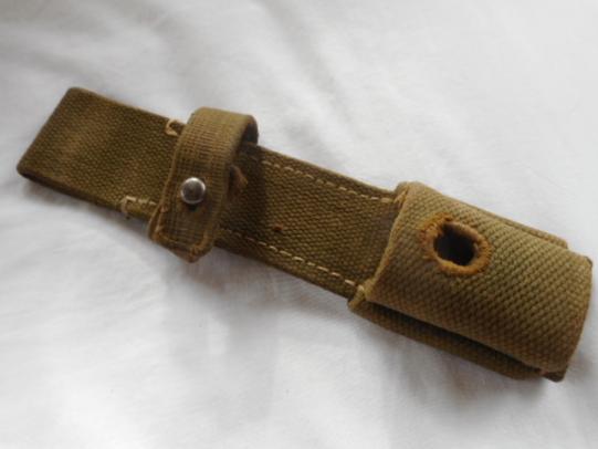 ORIGINAL WW2 GERMAN ARMY DAK AFRIKAKORPS early green TROPICAL K98 BAYONET FROG
