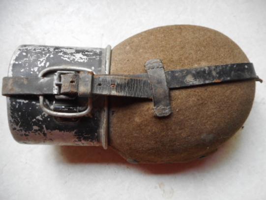 original WW2 GERMAN ARMY WH HEER ELITE WATER BOTTLE canteen MKL37 1937 / 1939