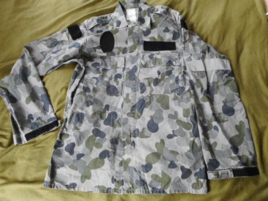 GENUINE issue rare AUSTRALIAN NAVY AUSCAM DPU COMBAT SHIRT 90 L 90L = M TO L
