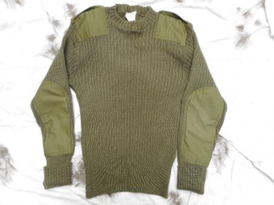 genuine BRITISH ARMY ISSUE WOOL COMBAT JUMPER PULLOVER Falklands War SIZE 3 1983