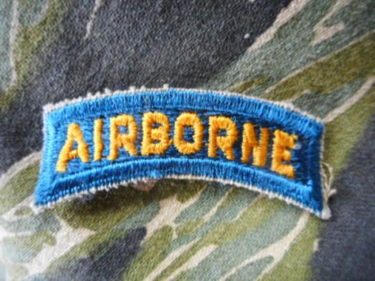 GENUINE VIETNAM WAR 5TH SPECIAL FORCES GREEN BERET airborne TAB PATCH BADGE cut edge NEW