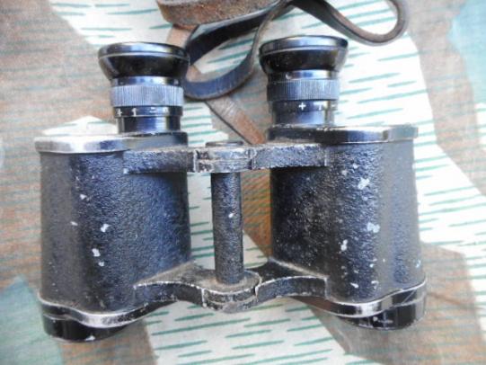 ORIGINAL WW2 GERMAN ARMY / WSS WAFFEN SS 6X30 ddx DIENSTGLAS BINOCULARS