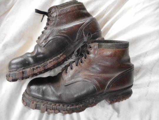 ORIGINAL WW2 GERMAN ARMY / WAFFEN SS gebirgsjager MOUNTAIN TROOPS BOOTS