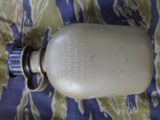 1969 DATED US ARMY / USMC VIETNAM WAR 1 QT QUART WATER BOTTLE CANTEEN OG GREEN