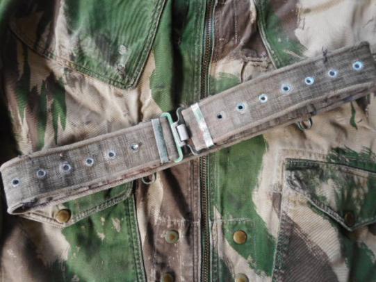 early GENUINE BRITISH ARMY issue 58 PATTERN WEBBING combat BELT pre Falklands war