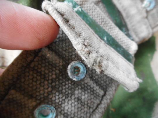 early GENUINE BRITISH ARMY issue 58 PATTERN WEBBING combat BELT pre Falklands war