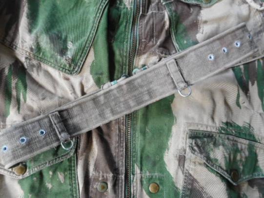 early GENUINE BRITISH ARMY issue 58 PATTERN WEBBING combat BELT pre Falklands war