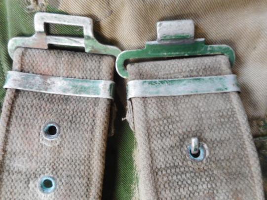 early GENUINE BRITISH ARMY issue 58 PATTERN WEBBING combat BELT pre Falklands war