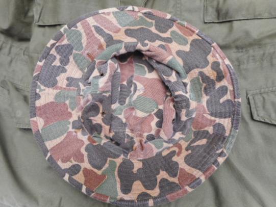 VINTAGE 60'S US ARMY sf LRRP SOG genuine DUCK HUNTER BEO GAM BOONIE JUNGLE HAT m