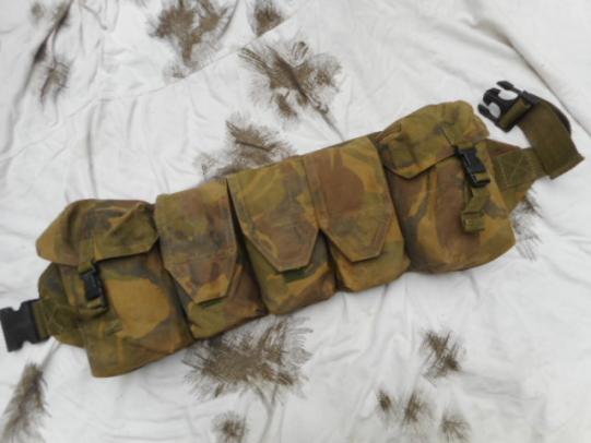 OLD SKOOL 90s ARKTIS allen WEBBING BATTLE BELT KIT low profile SNIPER dpm 3 PARA