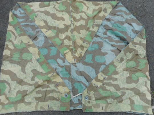 Original WW2 GERMAN ARMY WH HEER splinter TARN CAMO ZELTBAHN ZELT ZELTPLANE