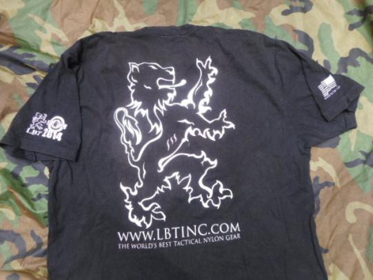 RARE LBT london bridge trading SHOT SHOW 2014 USA made T SHIRT XL seal devgru sf