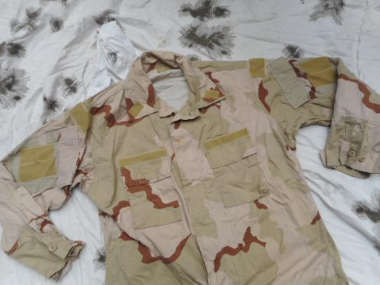 GENUINE ISSUE US NAVY SEAL TEAM NSW UDT DevGru RAID modified DESERT BDU JACKET xL