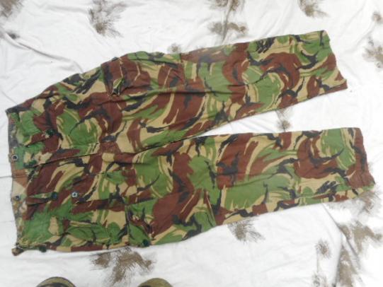 RARE FALKLANDS WAR DPM GABARDINE ARCTIC ISSUE sas windproof 68 TROUSERS PANTS