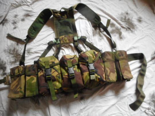 BRITISH AIRBORNE modified tailored PARA INFANTRY WEBBING SET dpm LIGHTWEIGHT
