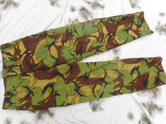 rare GENUINE 1968 68 DPM JUNGLE TROPICAL COMBAT trousers FLAKLANDS WAR size 14 new