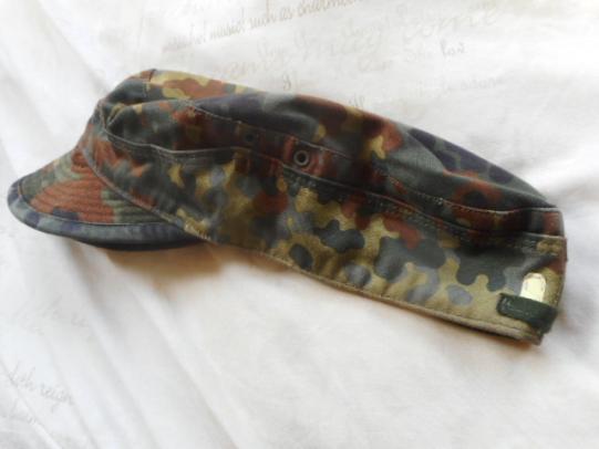 GERMAN ARMY ISSUE flecktarn tarn camo COMBAT PATROL CAP HAT 57cm m KSK MODIFIED