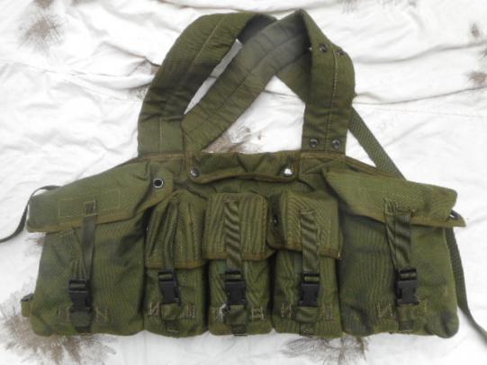 OG GREEN BRITISH ARMY / UKSF SG PLCE NI northern ireland CHEST WEBBING HARNESS