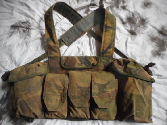 ORIGINAL old skool 80's ARKTIS dpm camo CHEST RIG WEBBING 42 COMMANDO MODEL