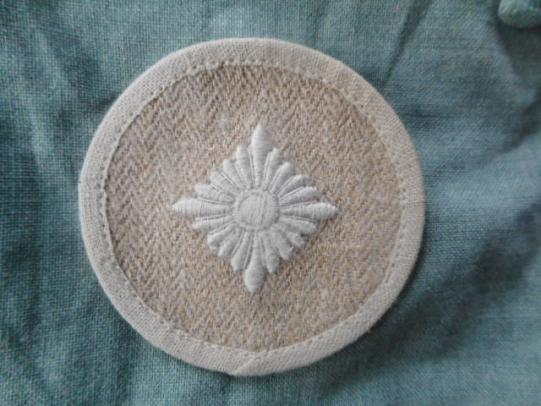 ORIGINAL WW2 GERMAN ARMY oberschutze RANK PIP BADGE INSIGNIA khaki hbt NEW MINT