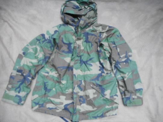 GENUINE ALPHA IND USarmy ECWCS USA woodland camo waterproof goretex PARKA COAT  XL