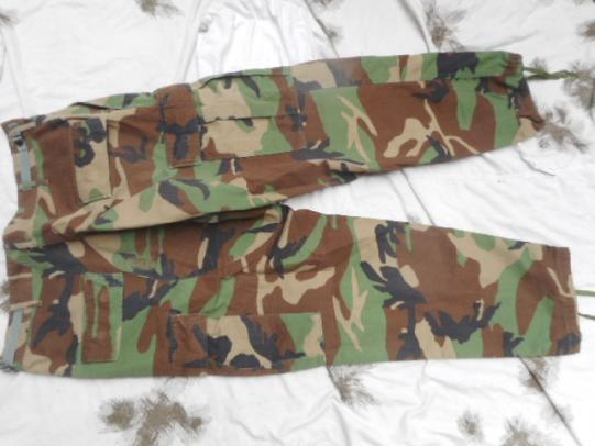 GENUINE ISSUE USA us AMERICAN woodland CAMO BDU combat PANTS TROUSERS M medium