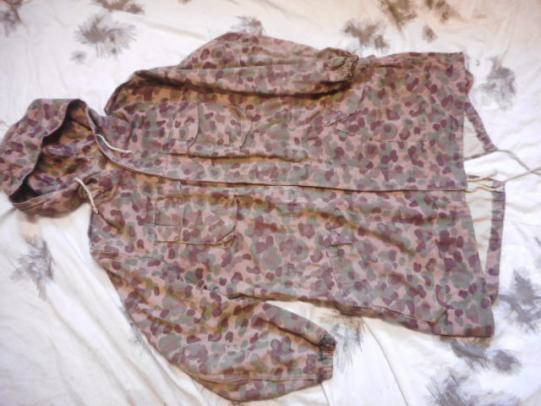 1960 AUSTRIAN / GERMAN 60's Kampfanzug PEA DOT CAMO TARN fishtail PARKA SMOCK
