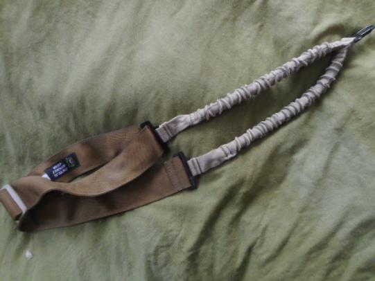 Original TACTICAL ASSAULT GEAR TAG made in USA SINGLE POINT SLING coyote tan