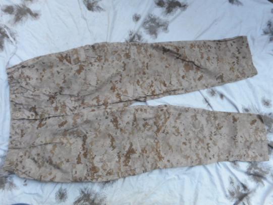 Genuine issue US MARINES USMC MARPAT DESERT marine MCCUU combat TROUSERS PANTS L large regular