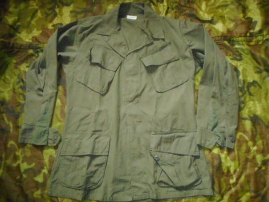 1968 US ARMY og 107 green VIETNAM War SLANT POCKET jungle JACKET coat MINT NEW